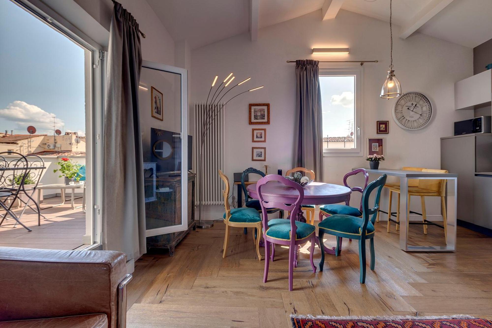 Appartement Badesse Terrace à Florence Extérieur photo