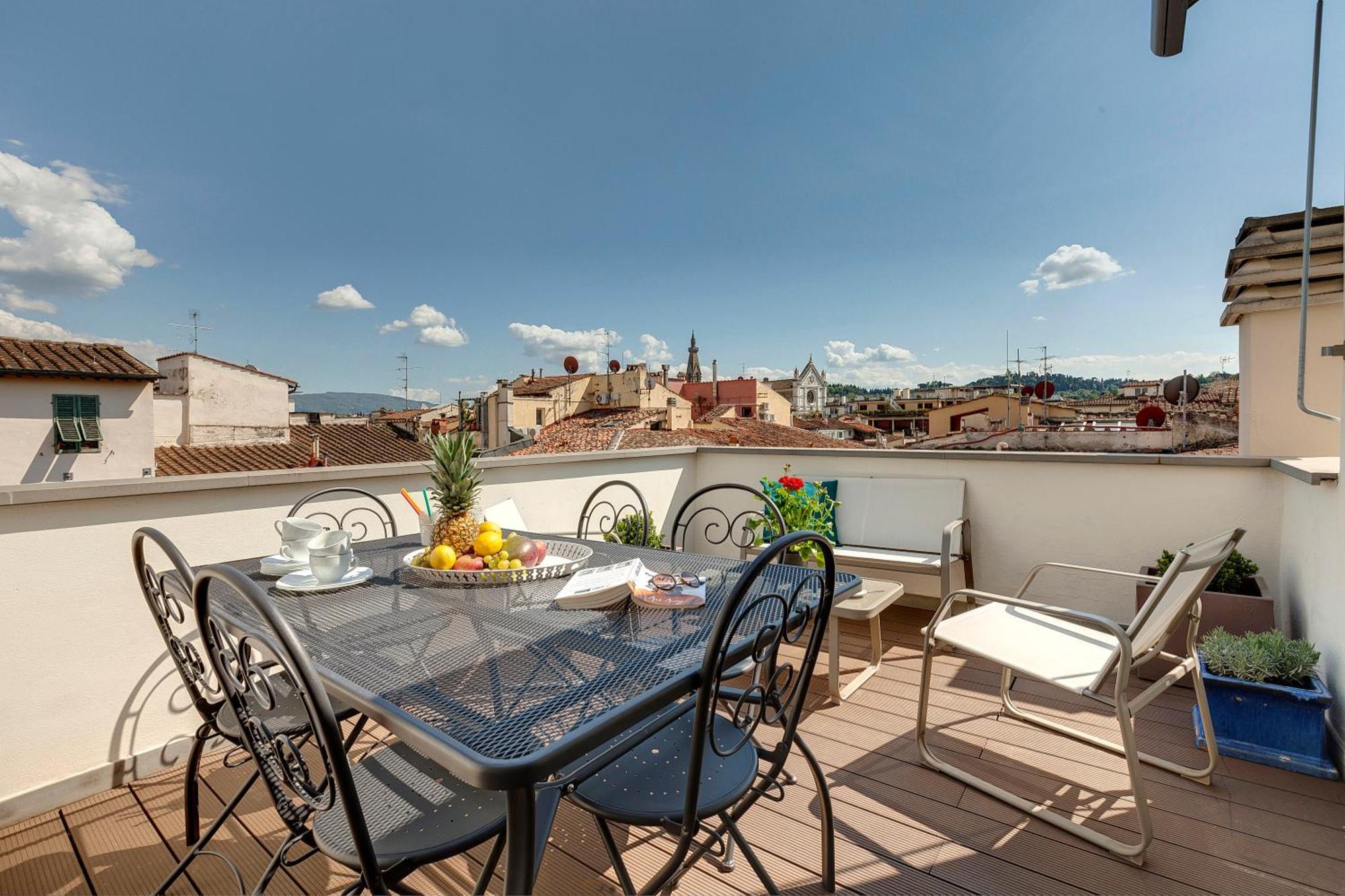 Appartement Badesse Terrace à Florence Extérieur photo